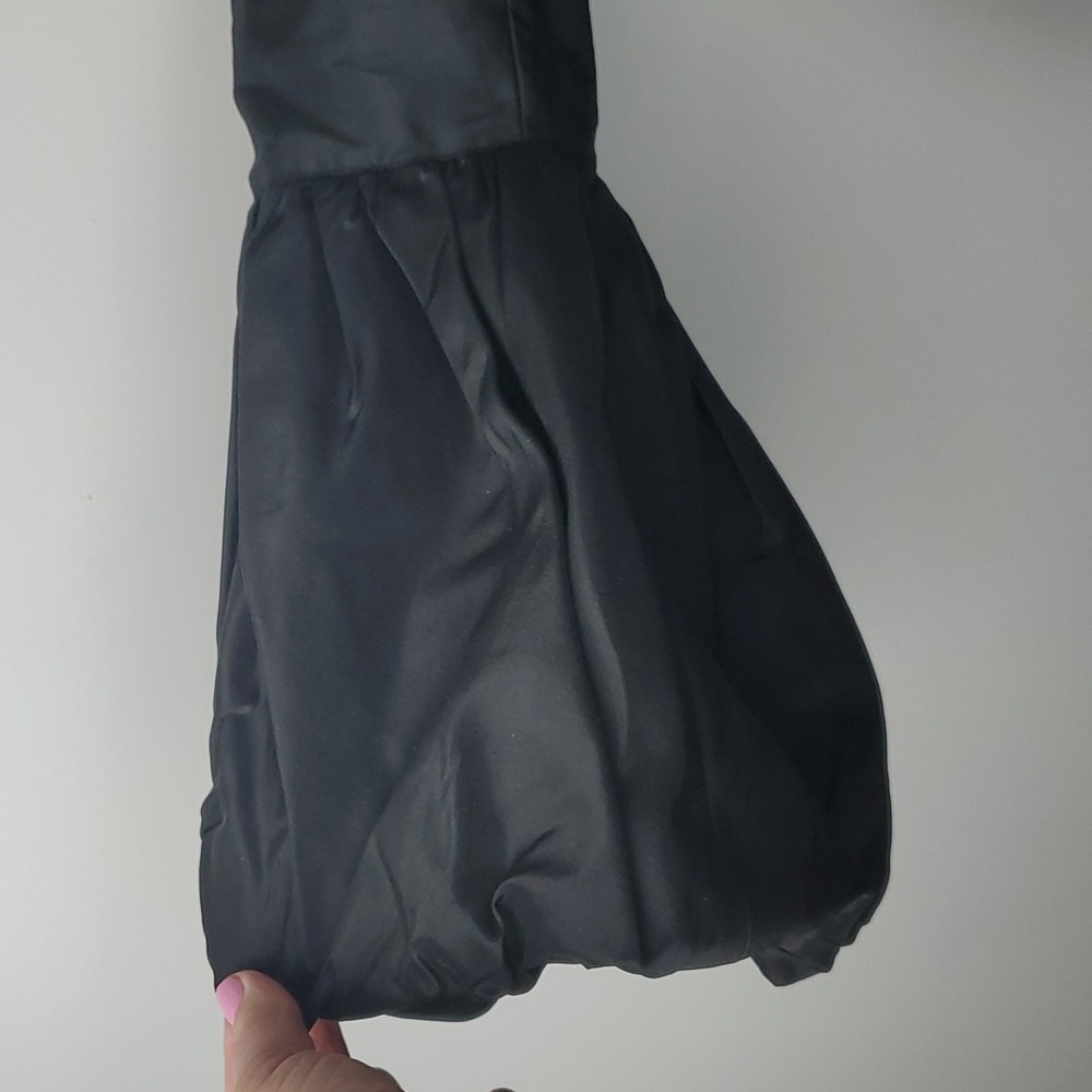 Rickie Freeman for Teri Jon Silk Black Blazer Women Two snaps Size 4 - Picture 3 of 8
